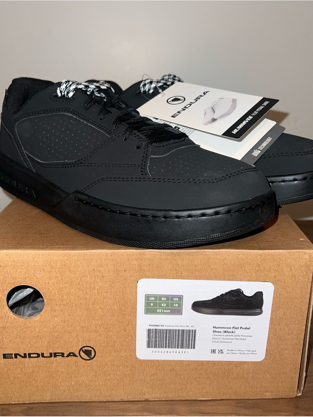 Endura Hummvee Flat Pedal Men’s Black Flat Pedal Cycling Shoes
